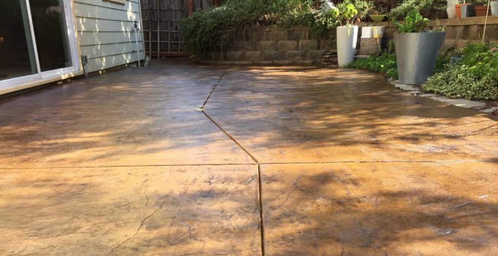 Concrete Stain and Sealer Patio lubbock