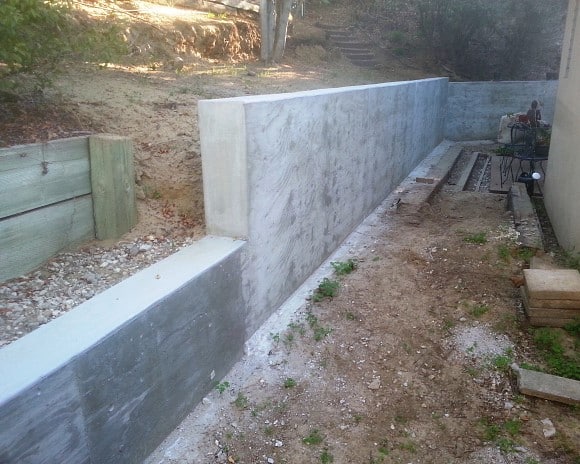 conctre retaining wall installation lubbock tx